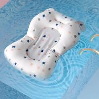 Cojín de apoyo para el asiento del baño del bebé Cojín antideslizante suave y cómodo para el cuerpo Cojín plegable para el baño del bebé Alfombra para el baño de la silla Almohada para la bañera del recién nacido - details 12
