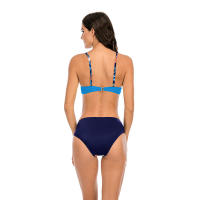 Conjunto de Bikini unicolor para mujer, bañador Sexy de realce de talla grande, traje de baño para mujer, ropa de playa brasileña, Bikini amarillo 2023 - details 6