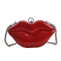 Creative Lips Bolsa 2025 Nuevo, Bolsa cruzada con Cadena Brillante, Bolsa de Mujer Negra - details 1