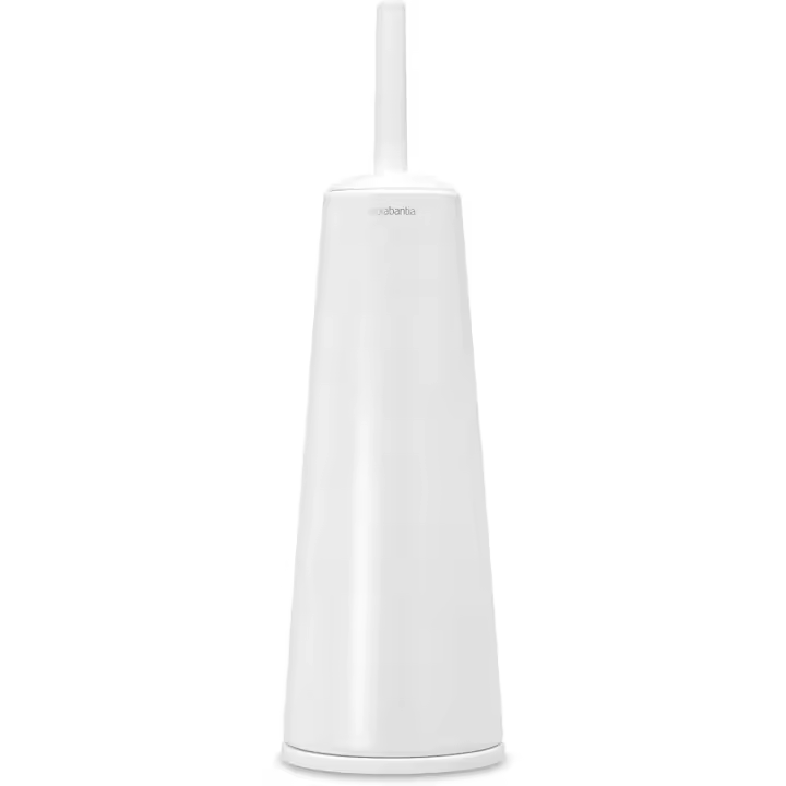 Brabantia Renew Collection Escobilla de baño con soporte, acero inoxidable, platino - 1