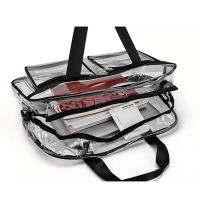 Bolsa de viaje transparente de PVC, bolsos de hombro tipo bandolera portátiles para deportes, senderismo al aire libre, natación, compras, bolso transparente - details 6