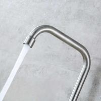 Grifo de Cocina Montado en la Pared de Acero Inoxidable Agua Fría, Apertura Rápida, Balcón, Lavandería, Piscina con Pelador y Bidet - details 3