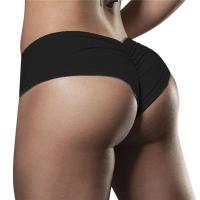 Pantalones cortos deportivos de cintura alta para mujer, pantalones cortos elásticos con botín de verano, pantalones cortos sexis de entrenamiento para gimnasio, Mini pantalones cortos ajustados para Fitness - details 2
