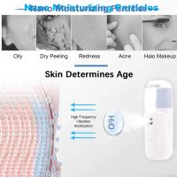 Minivaporizador Facial para mujer, pulverizador nebulizador USB, Humidificador hidratante, herramienta de belleza para el cuidado - details 2