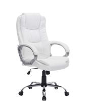 Silla sillón de Oficina Estudio Alta Gama tapizado en Piel sintética, Color Beige taupé. - details 6