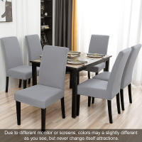 DUDUME Funda de tela impermeable para silla, cubierta elástica de LICRA suave para asiento de oficina, cocina, comedor y boda - details 0