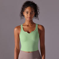 Sujetador de Yoga sin Costuras Alto Impacto Deportivo, Top de Cultivo A Prueba de Golpes, Secado Rápido, Ideal para Ciclismo y Gimnasio - details 23
