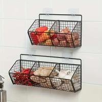 Cesta de iluminación de cocina montada en la pared, adecuada para iluminar especias, cebollas y verduras de larga duración - details 3