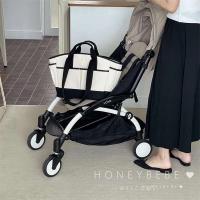 Ins Mommy-bandolera informal grande para madre y pañal, bolso de lona para mamá al aire libre, paquete de maternidad - details 3