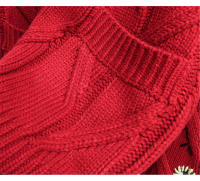 Cárdigan de punto cálido para mujer, chaqueta bordada con bolsillos, abrigo holgado, otoño e invierno, 2023 - details 24