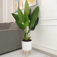 Sistema automático de riego y drenaje de plantas con patas de madera, ETA circular para pies, hierbas, bonsái de guardería, moderno - details 4