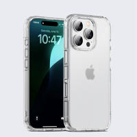 KEYSION-funda transparente mate para iPhone 16 Pro Max, carcasa trasera de silicona suave y transparente, a prueba de golpes, para iPhone 16 15 Pro Max - details 8