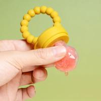 Chupete para bebé, alimentador de frutas, bolsa de malla de silicona para bebé, chupete, alimentador de frutas y verduras de calidad alimentaria, juguetes para la dentición de niños pequeños - details 12
