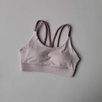 Sujetador deportivo para mujer, Push Up, acolchado, ajuste, entrenamiento para correr, entrenamiento, sujetadores de Yoga, Tops cortos cruzados en la espalda, ropa interior deportiva - details 3