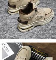 🧡 🧡 🧡 Seguro de trabajo zapatos de los hombres primavera sitio de construcción trabajo antideslizante trabajo resistente al desgaste impermeable deportes al aire libre montañismo herramientas Martin marea zapatos - details 13