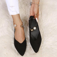 Zapatos planos de punta estrecha con estampado de leopardo para mujer, zapatillas informales transpirables sin cordones para exteriores, 2022 - details 9