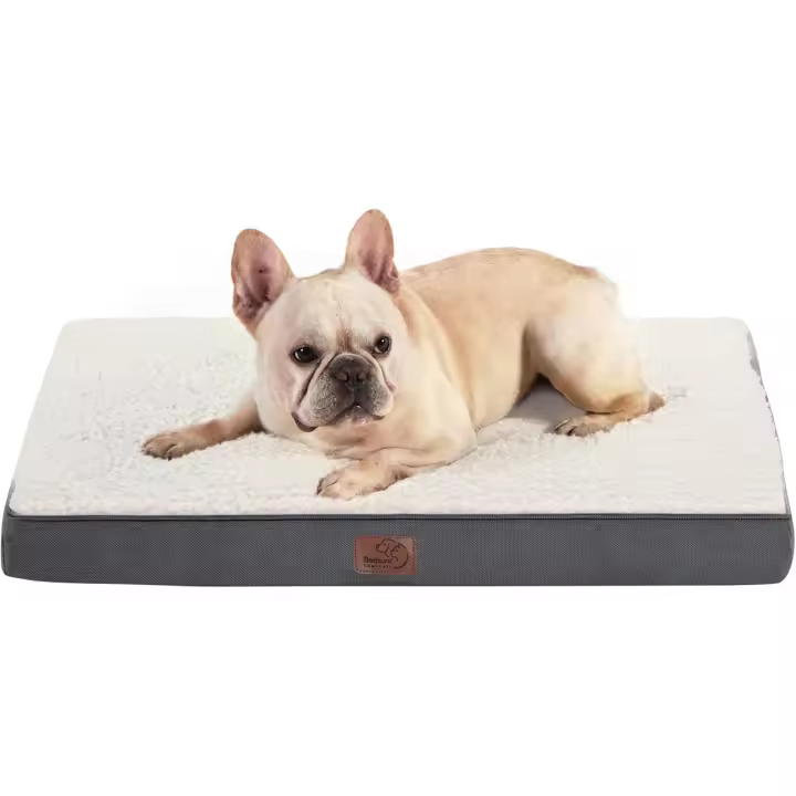 Cama Ortopédica para Perros Pequeños Bedsure Almohada de Perro Lavable con Forma de Huevo - 1