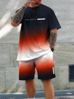 Conjunto casual de verano para hombre Camiseta de manga corta de moda urbana - details 3