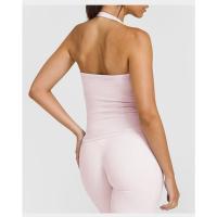 Top de yoga con cuello halter y almohadillas incorporadas para el pecho, sin mangas2025Top de fitness de verano, ropa interior para mujeres - details 3