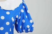 Elegante Vestido de Verano Manga Corta con Volantes Cuello Peter Pan Vintage A-e Midi Largo - details 57