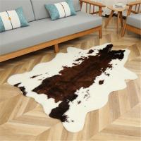 1 Alfombra De Piel De Vaca Sintética De Alta Calidad, Alfombras Lavables Y Duraderas Con Estampado De Vaca, Apta Para - details 2