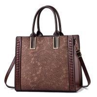 Madre de mediana edad que viaja al trabajo elegante mensajero portátil femenino temperamento simple hombro bolso de cuero suave Mochila de lujo de alta gama - details 2
