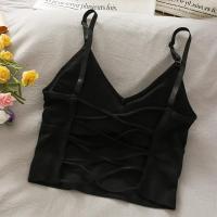 Top Deportivo para Mujer Camisola sin Mangas con Sujetador Incorporado Color Sólido Estilo Crop - details 13