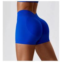 Pantalones cortos de yoga de cintura alta sin costuras, pantalones deportivos para apretar la cintura y levantar la cadera, usados ​​como pantalones cortos para correr - details 22