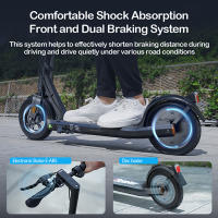IScooter i9S-patinete eléctrico plegable para adultos, patinete eléctrico de 30 KM/H, patinete eléctrico de 500W, patinete de 36V y 10Ah - details 5