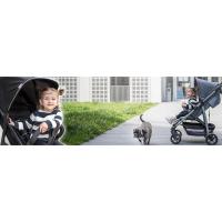 Silla de paseo deportiva Rapid 4 hauck negro gris asiento ancho cómodo
