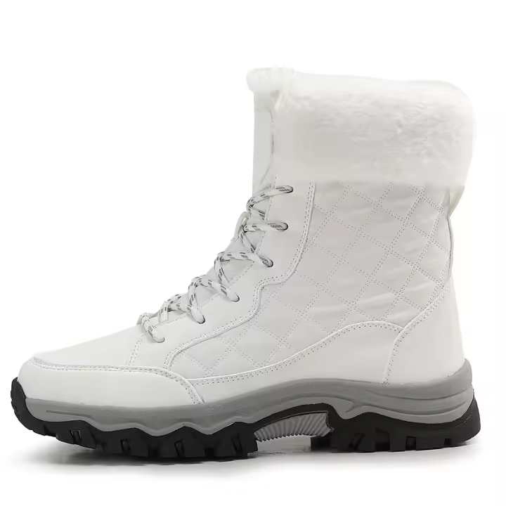 Botas de nieve Zapatos altos de algodón al aire libre para mujer Botas medianas para mujer - 1