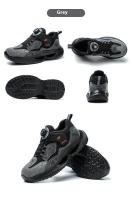 Zapatillas de trabajo con punta de acero a la moda para hombre, zapatos protectores a prueba de perforaciones, botas de seguridad para hombre - details 15