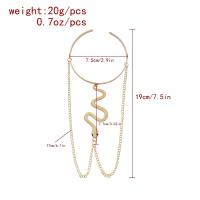 Brazalete de Hojas Doradas Encanto de Torsión para Mujeres Brazalete de Diosa Grieca - details 16