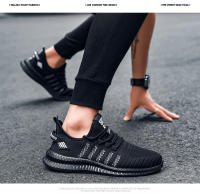 Zapatillas de deporte a la moda para hombre, zapatos informales de malla con cordones, zapatillas ligeras transpirables para caminar, zapatos para hombre de talla grande, zapatos Tenis de verano - details 11