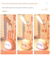 Lámpara LED de mesa pequeña con forma de Animal, luz nocturna ajustable, lámpara de noche para dormitorio, protección ocular, lámpara de lectura, lámpara de sueño para niños - details 6