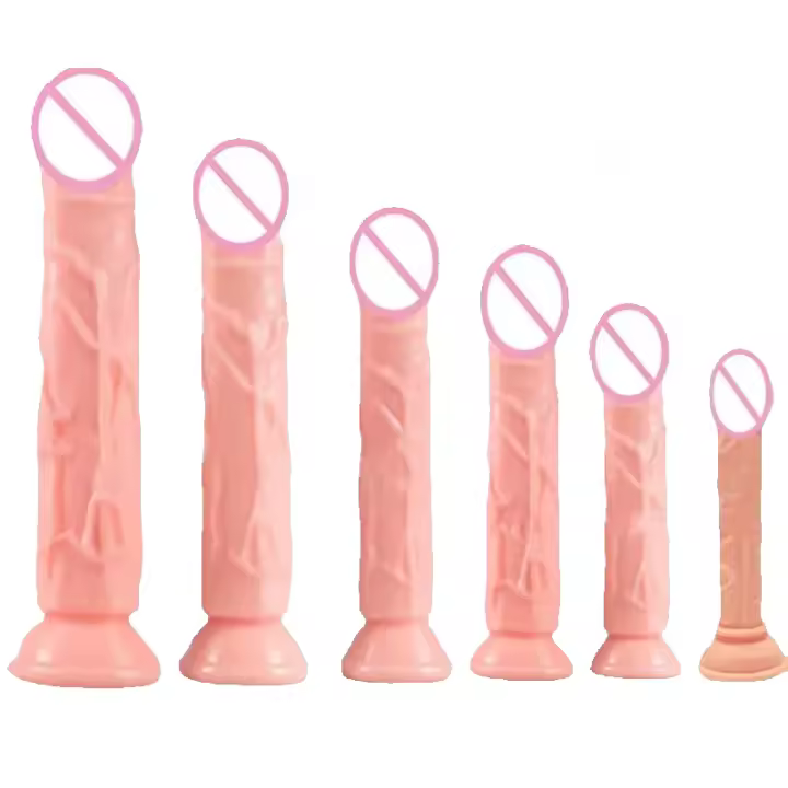 Consolador realista con Base de ventosa, pene realista para juego Vaginal y Anal, juguete de pene suave y Flexible para mujeres y parejas - 1