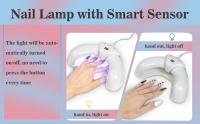 Lámpara LED de secado de uñas, luz blanca minimalista de 8,5x4,5x2, 0 pulgadas con 3 temporizadores, portátil, mate, ABS, secador de esmalte de Gel UV para salón de casa - details 3