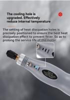 Conjunto de 30 piezas de herramienta rotativa inalámbrica, bolígrafo de grabado recargable con batería, velocidad eléctrica ajustable, herramienta portátil de tallado en madera para lijado y pulido, perforación y grabado - details 6
