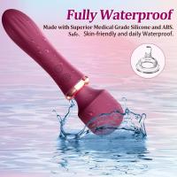 Varita de masaje AV 3 en 1 para mujer, consolador vibrador para punto G, estimulador de pezón y Vagina, función de calefacción, 10 potentes vibraciones, Motor Dual - details 5