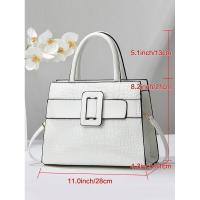 Bolso cruzado de cuero brillante, moderno y versátil, bolso elegante y atmosférico, mochila de lujo de alta gama - details 8