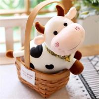 Muñeco de peluche de animales de algodón para niñas, juguete de vaca suave de dibujos animados, decoración del hogar, Kawaii - details 4