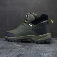 Zapatos de senderismo populares para hombre, zapatillas de cuero para exteriores, botas de montaña, calzado de escalada, trotar, Trekking - details 4