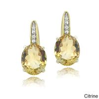 Nuevos pendientes de plata de ley, piedras preciosas de colores, amatista, cierres de oreja de oro para mujer, cuentas, regalos de joyería - details 5