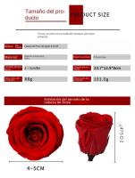 8 Flores 8B Grado Flores Eternas Caja de Regalo Día de San Valentín Día de la Madre Flores de Preservación Navidad Día de la Muj - details 0