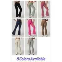 Pantalones acampanados de cintura alta para mujer, pantalones acampanados elásticos para gimnasio, ropa deportiva, botas cortas, mallas de Yoga - details 1