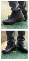 Botas calientes botas cortas de los hombres de lana resistente al frío al aire libre impermeable a prueba de nieve zapatos de algodón zapatos casuales hombres - details 6