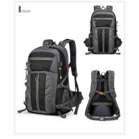 Bolsa impermeable para bicicleta de montaña, mochila de hidratación, ligera y transpirable, para senderismo y acampada, 50L - details 19