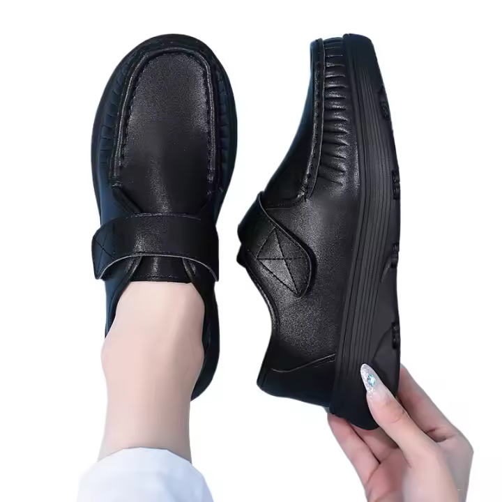 Zapatos de Enfermera para Mujer en Primavera-Verano Suela Suave, Blancos, Transpirables, No Cansan, Cómodos, Antideslizantes para el Hospital - 1