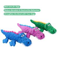 Juguete de Masticación de Peluche Suave Cocodrilo Ruidoso para Perros y Gatos - details 3