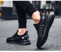 Zapatillas de deporte a la moda para hombre, zapatos informales de malla con cordones, zapatillas ligeras transpirables para caminar, zapatos para hombre de talla grande, zapatos Tenis de verano - details 12